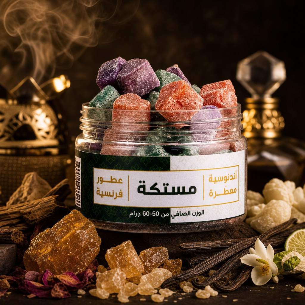 Premium Indonesian Aromatic Mastic Resin with French Fragrance Oil