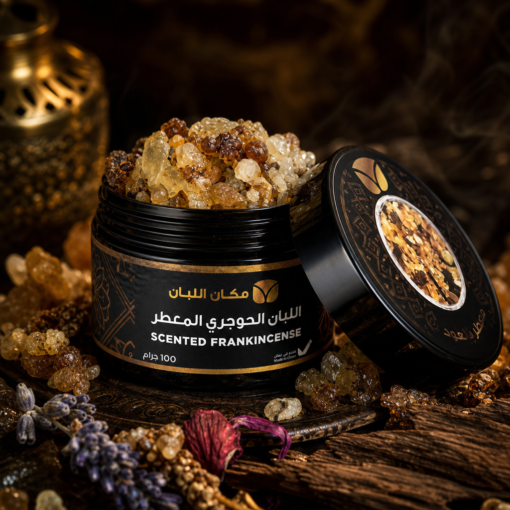 Premium Oud-Scented Frankincense Resin (100g) - Authentic Arabian Incense