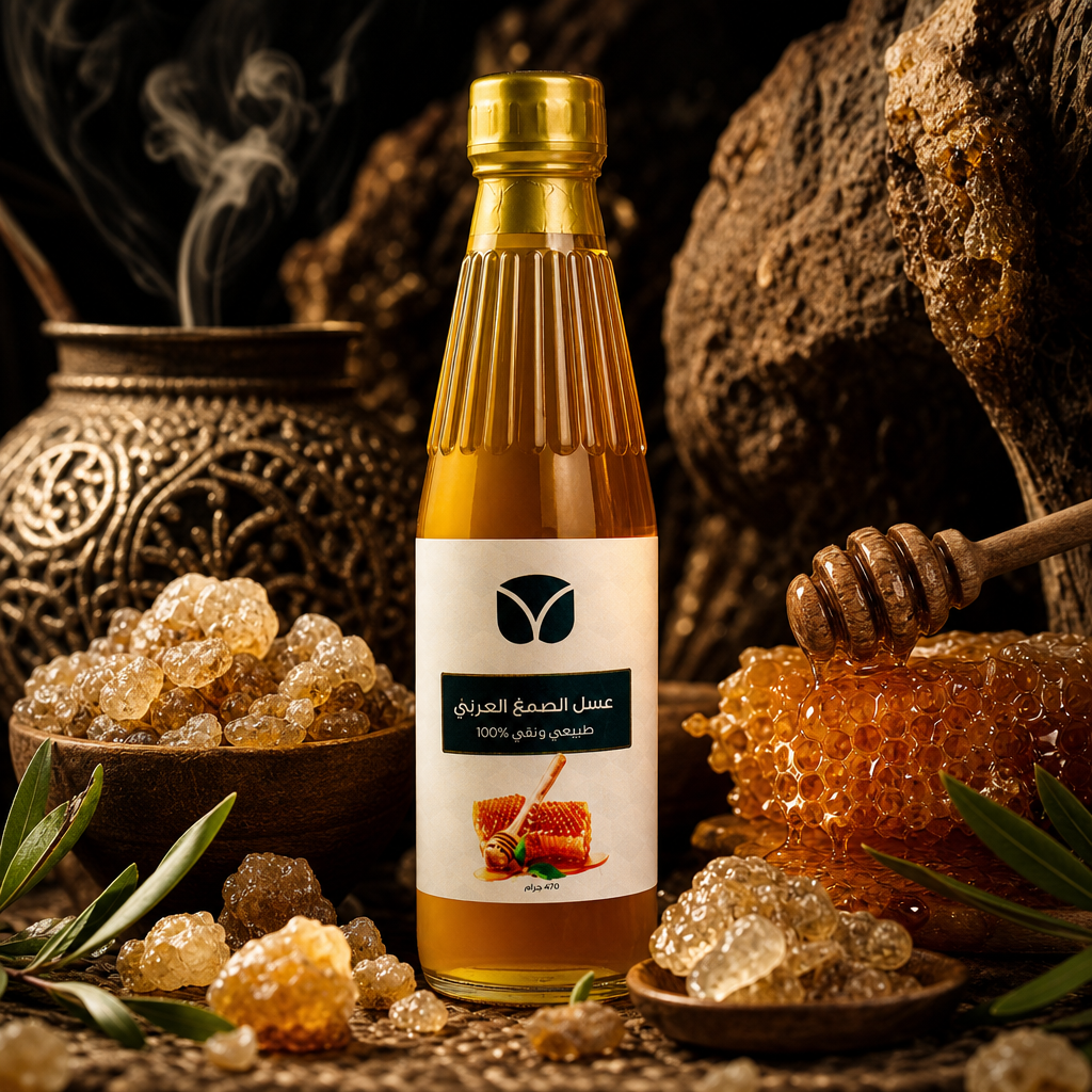 Premium Omani Frankincense Resin with Acacia Honey (470g)