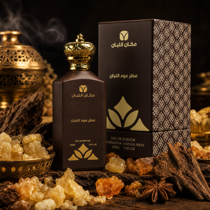 Oud Frankincense Premium Perfume Oil (100ml) - Authentic Middle Eastern Fragrance
