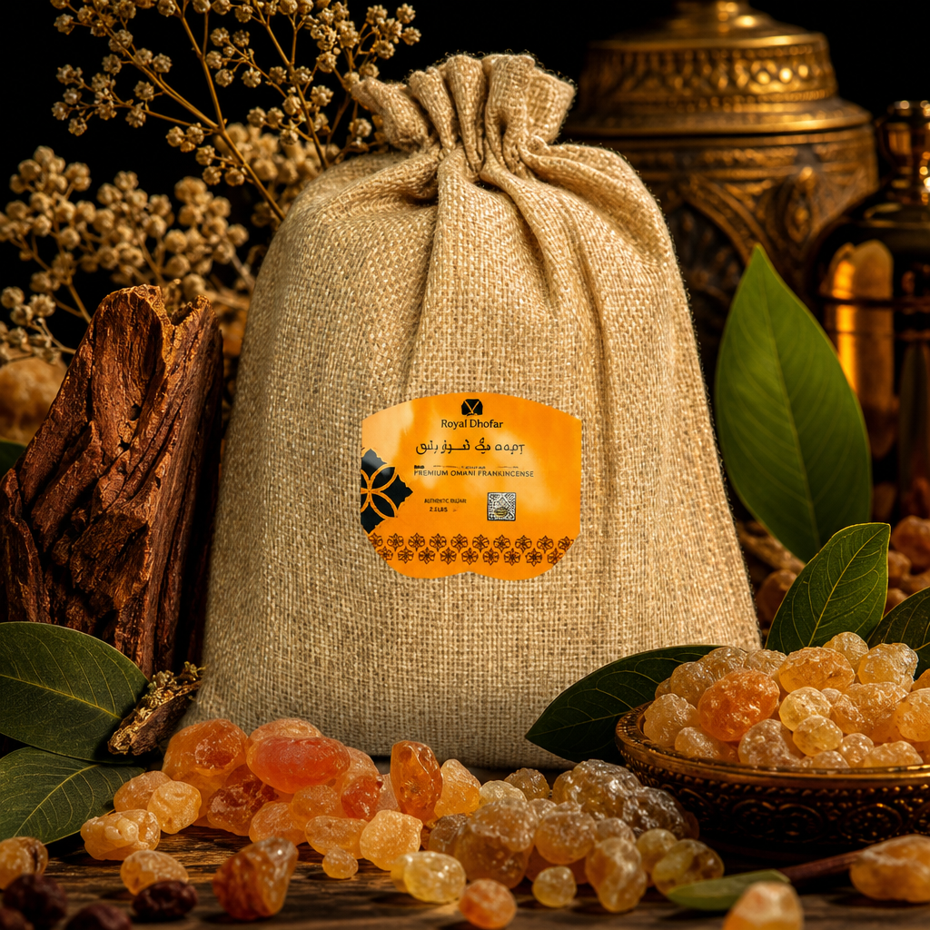 Premium Omani Frankincense Resin - Authentic Hojari Grade (2.2 lbs)