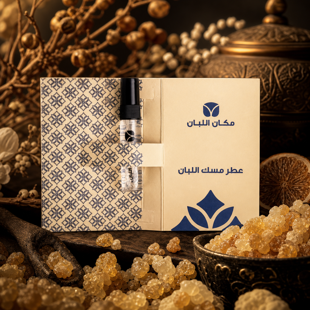 Musk Frankincense Fragrance Oil Tester - Authentic Arabian Scent Sample