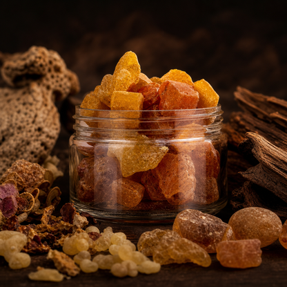 Premium Indonesian Sandalwood Mastic Resin - Jewel Collection