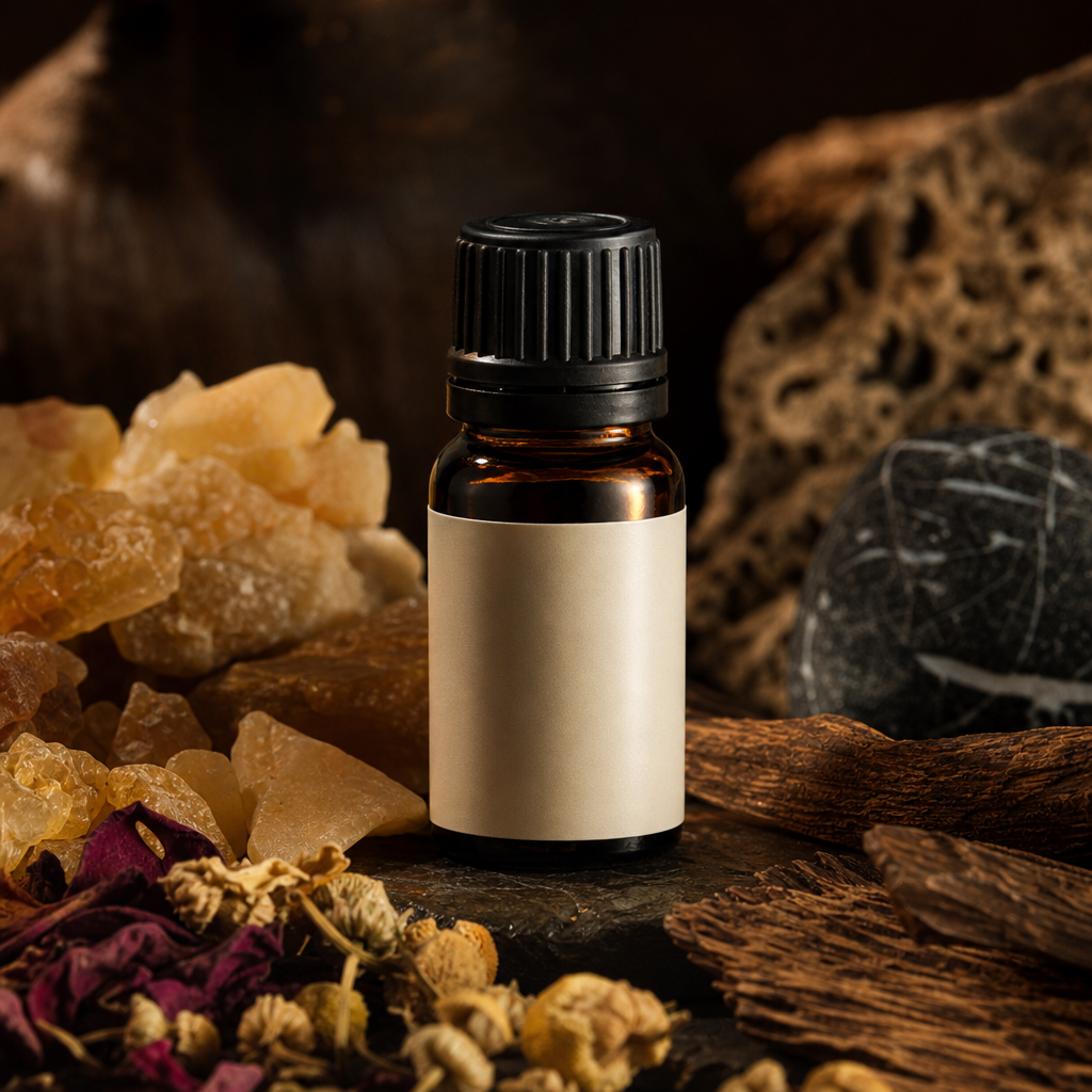 Pure Omani Frankincense Essential Oil - Distilled Boswellia (10ml)