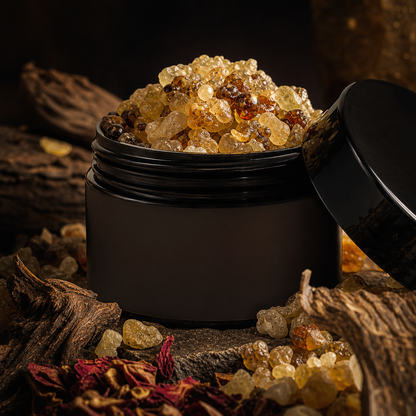 Premium Oud-Scented Frankincense Resin (100g) - Authentic Arabian Incense