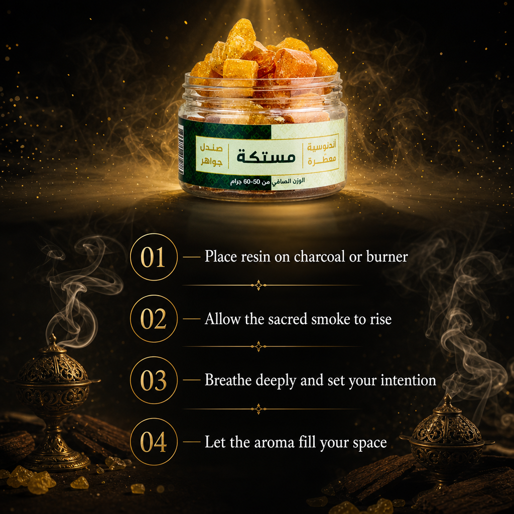 Premium Indonesian Sandalwood Mastic Resin - Jewel Collection