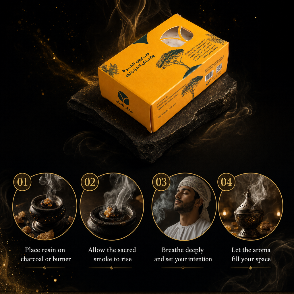 Omani Myrrh & Royal Frankincense Natural Soap Bar