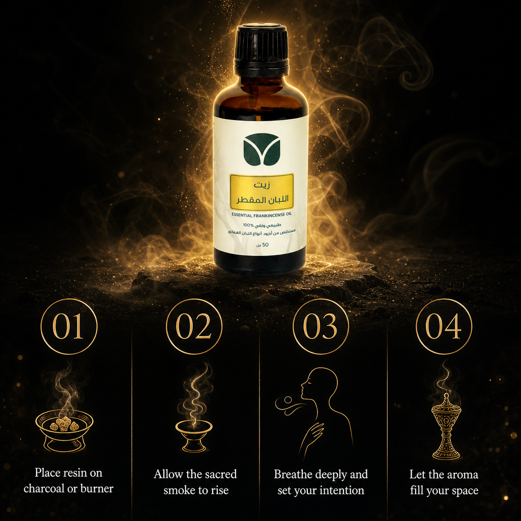 Pure Frankincense Essential Oil - Authentic Omani Boswellia (50ml)