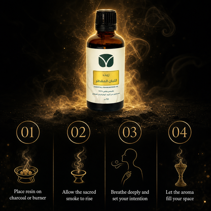 Pure Frankincense Essential Oil - Authentic Omani Boswellia (50ml)