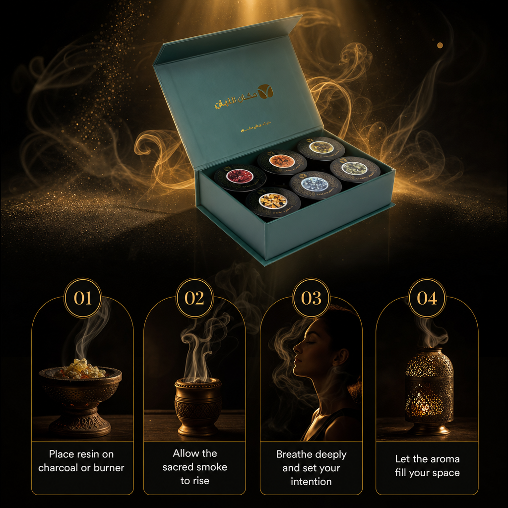 Premium Omani Frankincense Gift Set - 6 Luxury Scented Varieties