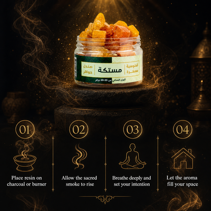 Premium Indonesian Sandalwood Mastic Resin - Jewel Collection
