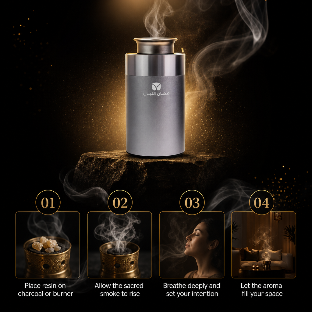 Portable Frankincense Diffuser from Oman - Authentic Dhofar Frankincense Oil Diffuser