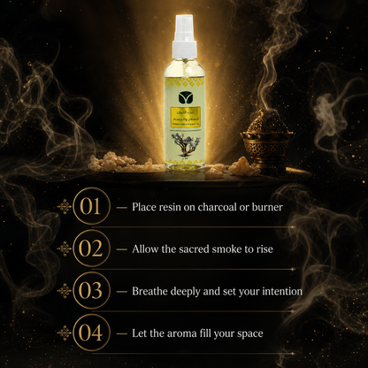 Premium Frankincense Hair & Body Oil - Authentic Omani Hojari