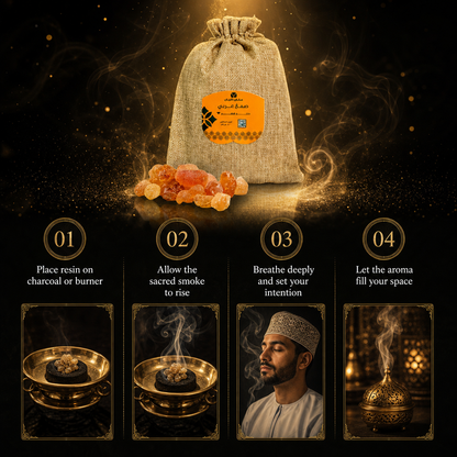 Premium Omani Arabic Gum (Acacia Gum) - 1.1 lb (500g)