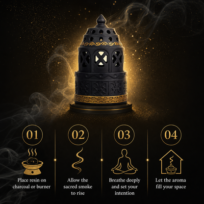 Luxury Modern Arabian Incense Burner - Premium Bakhoor Holder
