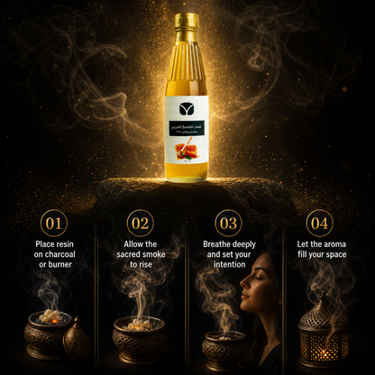 Premium Omani Frankincense Resin with Acacia Honey (470g)