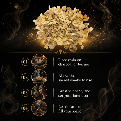 Premium Omani Hojari Frankincense Resin - Small Pearls (1.1 lbs)