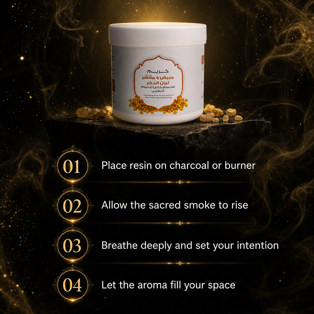 Omani Frankincense Brightening & Exfoliating Body Cream
