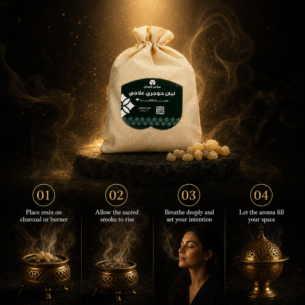 Premium Hojari Frankincense Resin - Edible & Drinkable Grade (100g)