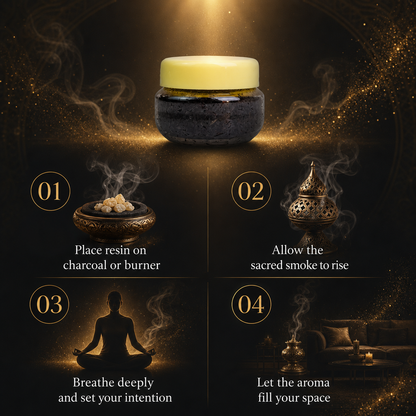 Premium Omani Frankincense Resin Sample - Cold Incense