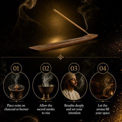 Premium Incense Stick Holder - Authentic Middle Eastern Design