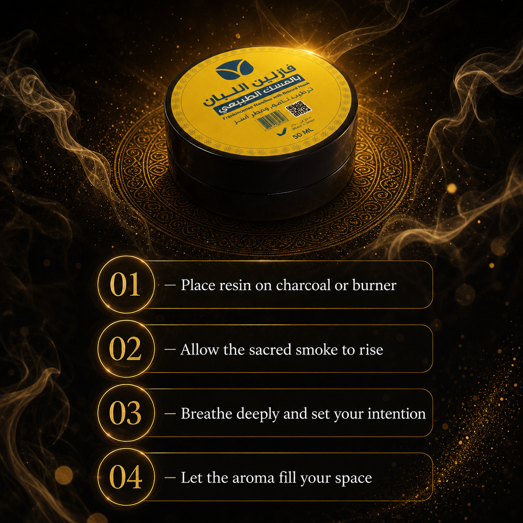 Omani Frankincense & Natural Musk Petroleum Jelly - Healing Balm 50ml