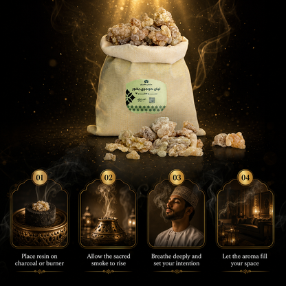 Premium Omani Hojari Frankincense Resin for Incense - 1 Kilogram Bulk Size