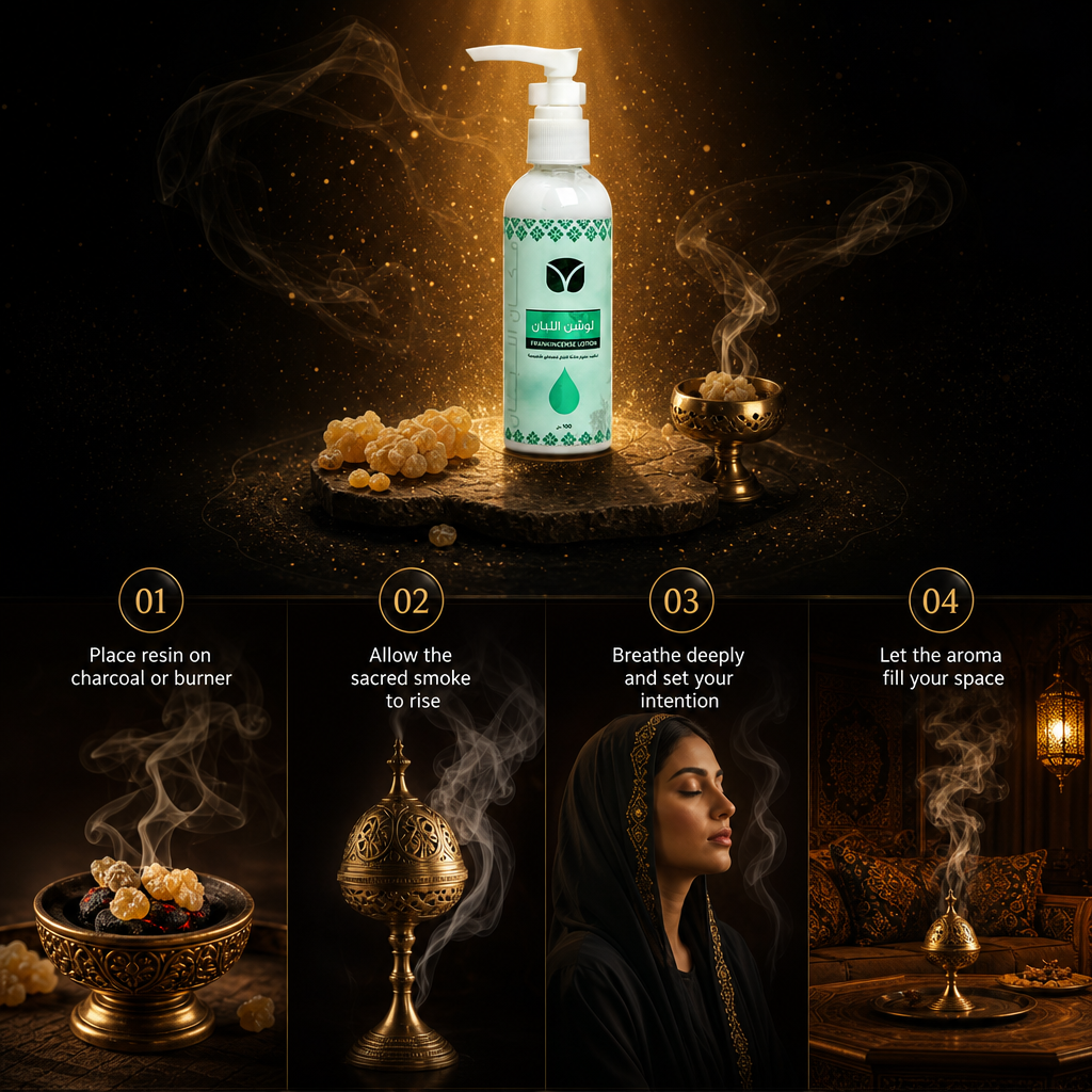 Premium Frankincense Lotion 100ml - Authentic Omani Boswellia