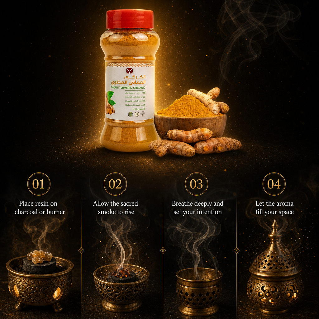 Organic Omani Turmeric Powder - Premium Dhofar Sourced