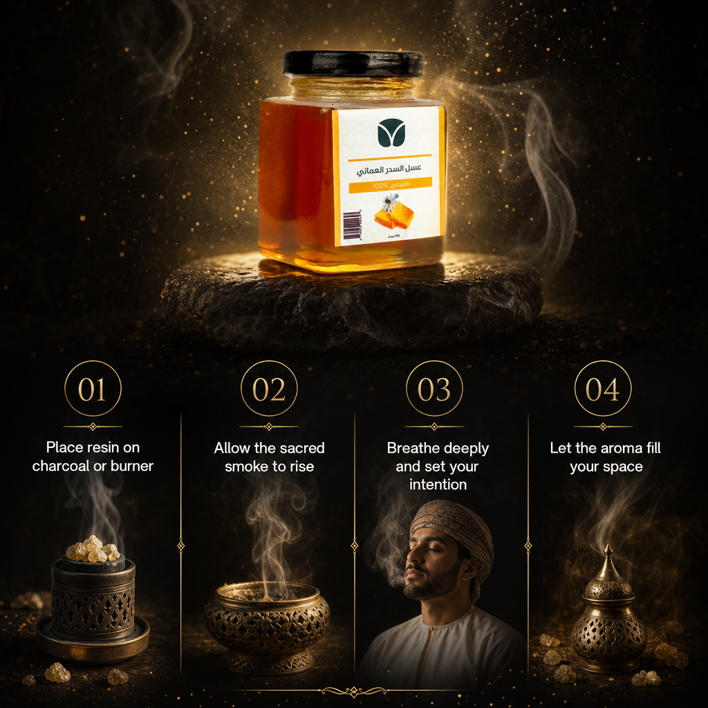 Authentic Omani Sidr Honey - Premium Raw Unprocessed Middle Eastern Honey 140g
