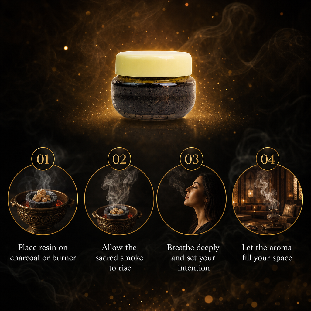 Premium Hojari Frankincense Resin Sample - Authentic Omani Incense