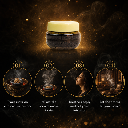 Premium Hojari Frankincense Resin Sample - Authentic Omani Incense