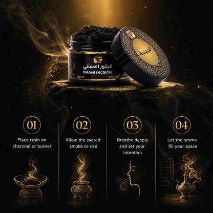 Al-Diwaniya Premium Omani Frankincense Resin - Authentic Hojari Grade