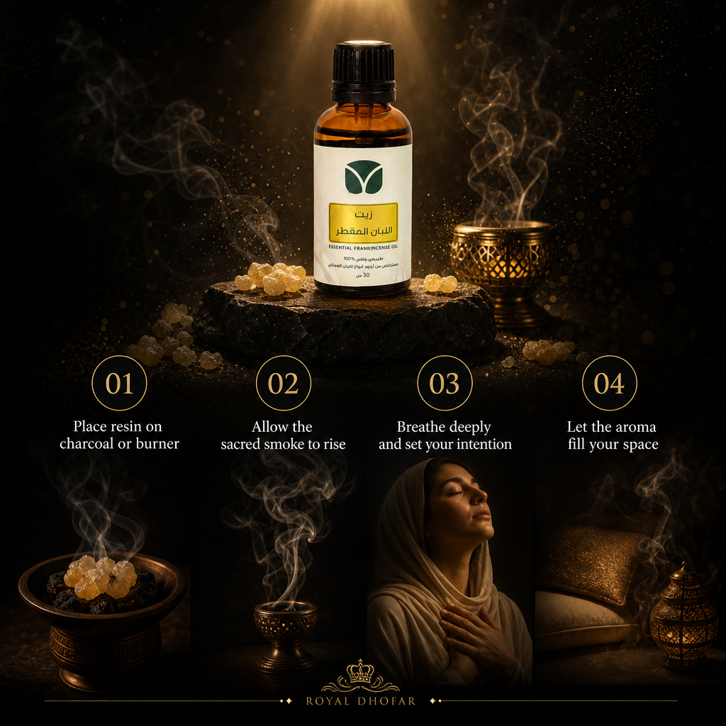 Authentic Omani Frankincense Essential Oil from Dhofar (30ml)