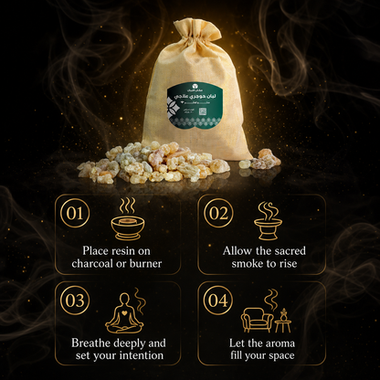 Premium Omani Hojari Frankincense Resin - Edible Grade for Wellness & Beauty (1.1 lbs)