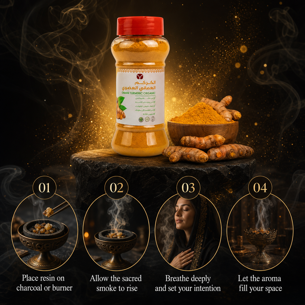 Organic Omani Turmeric Powder - Premium Dhofar Sourced