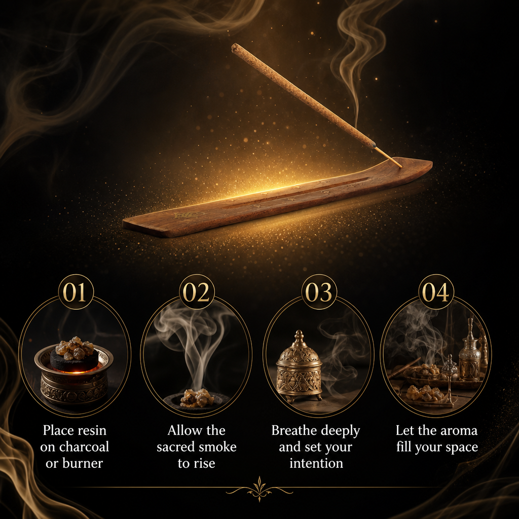 Premium Incense Stick Holder - Authentic Middle Eastern Design