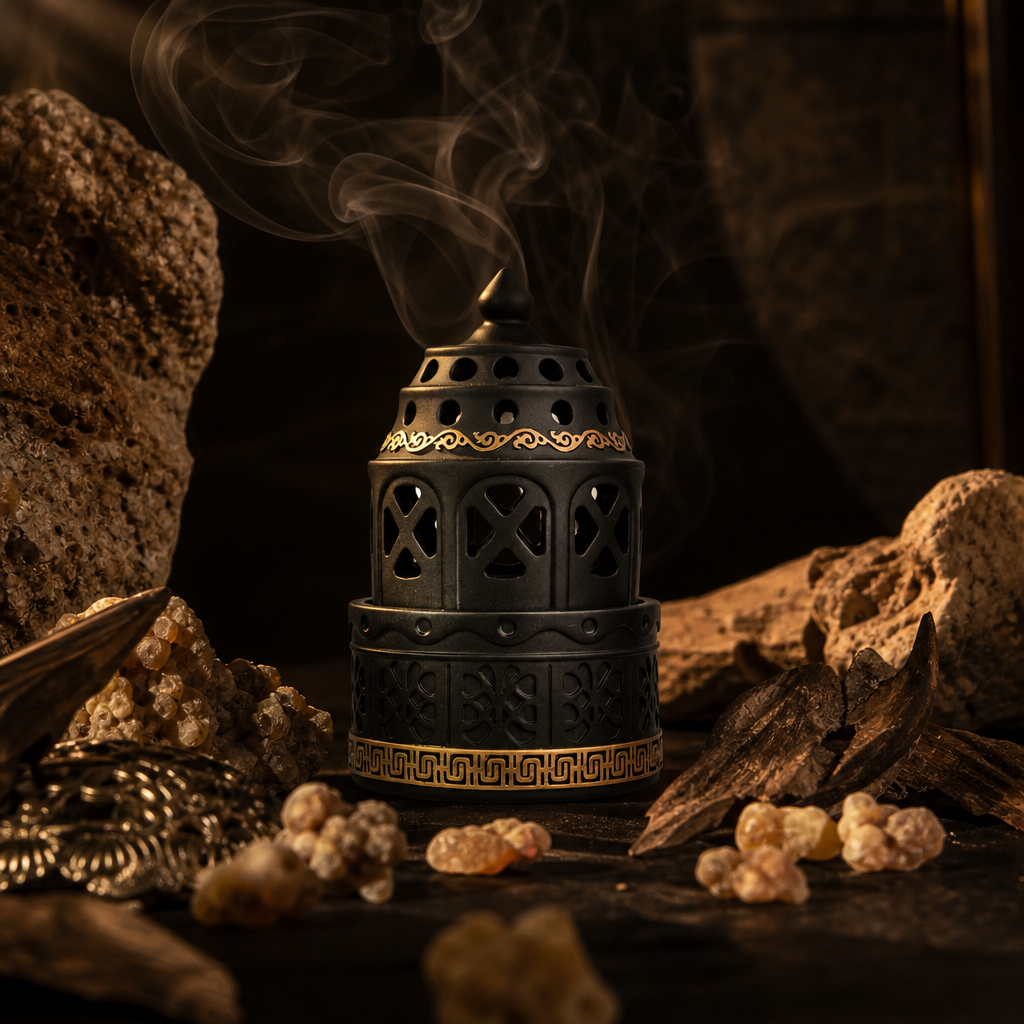 Luxury Modern Arabian Incense Burner - Premium Bakhoor Holder