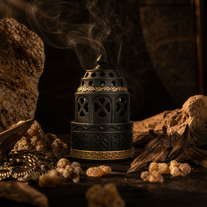 Luxury Modern Arabian Incense Burner - Premium Bakhoor Holder