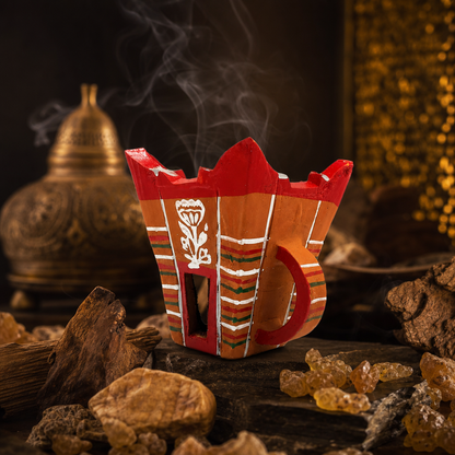 Authentic Omani Ceramic Frankincense Burner (Large Size)