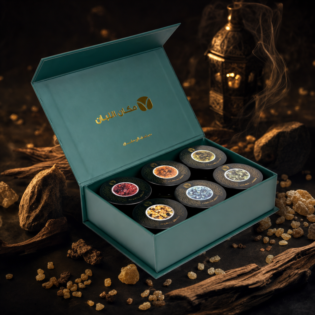 Premium Omani Frankincense Gift Set - 6 Luxury Scented Varieties