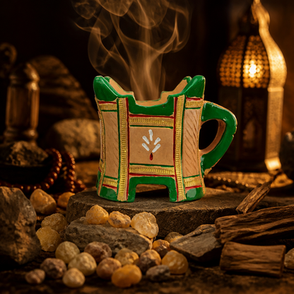 Authentic Omani Heritage Incense Burner - Traditional Frankincense Diffuser