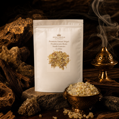 Premium Omani Hojari Frankincense Resin - Small Granules (2.2 lbs)