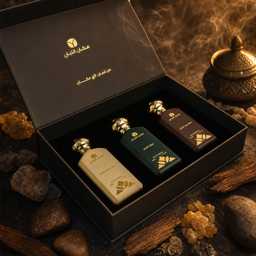Frankincense Fragrance Collection - 3 Luxury Middle Eastern Perfumes Gift Set
