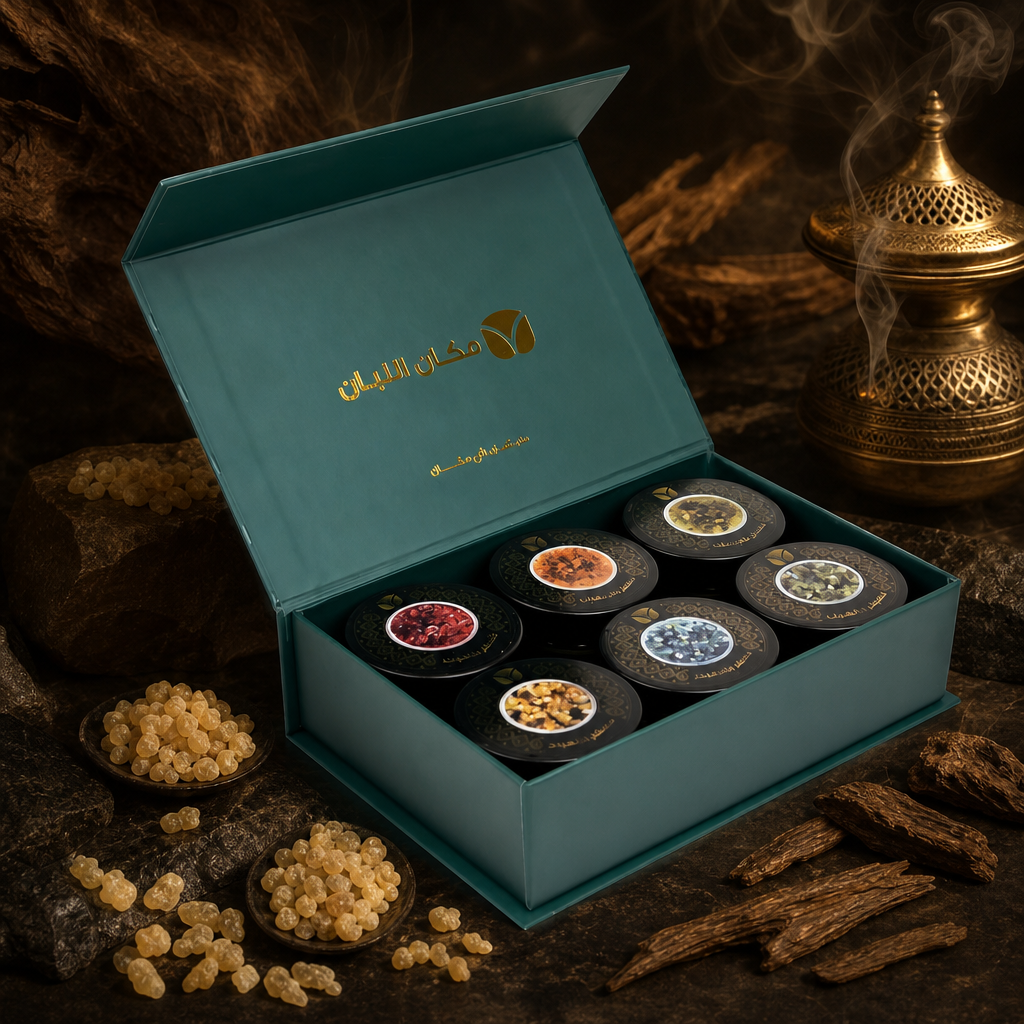 Premium Omani Frankincense Gift Set - 6 Luxury Scented Varieties
