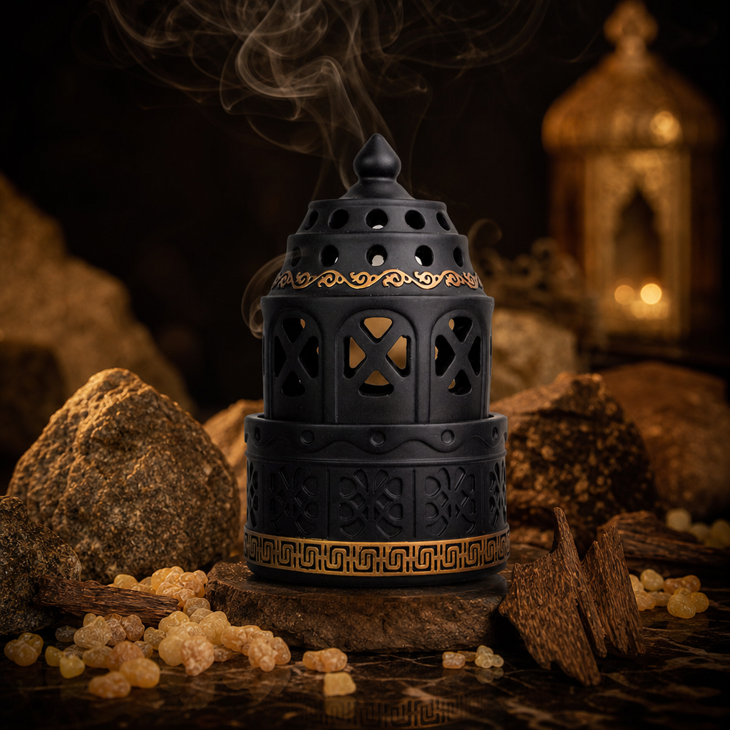 Luxury Modern Arabian Incense Burner - Premium Bakhoor Holder