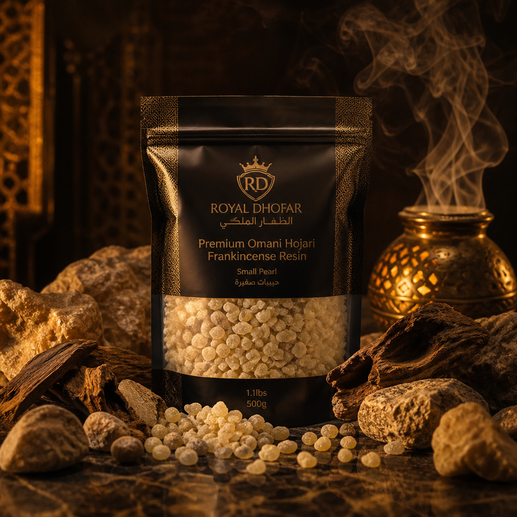 Premium Omani Hojari Frankincense Resin - Small Pearls (1.1 lbs)