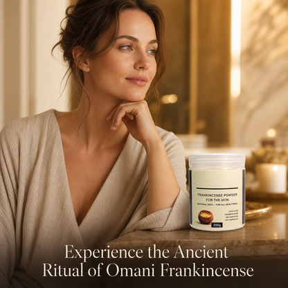 Premium Hojari Frankincense Powder for Face Masks - Pure Dhofar Mountain Grade