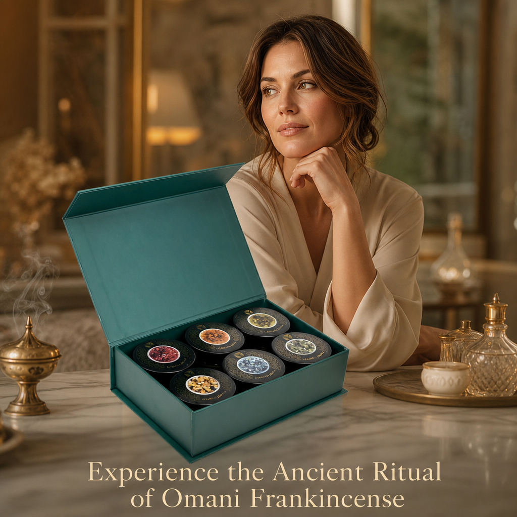 Premium Omani Frankincense Gift Set - 6 Luxury Scented Varieties