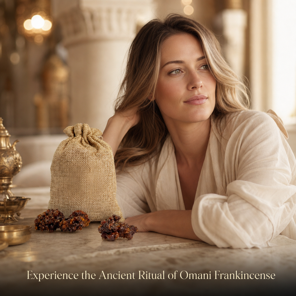 Premium Omani Frankincense Resin - Pure Hojari Grade (0.5 lbs)